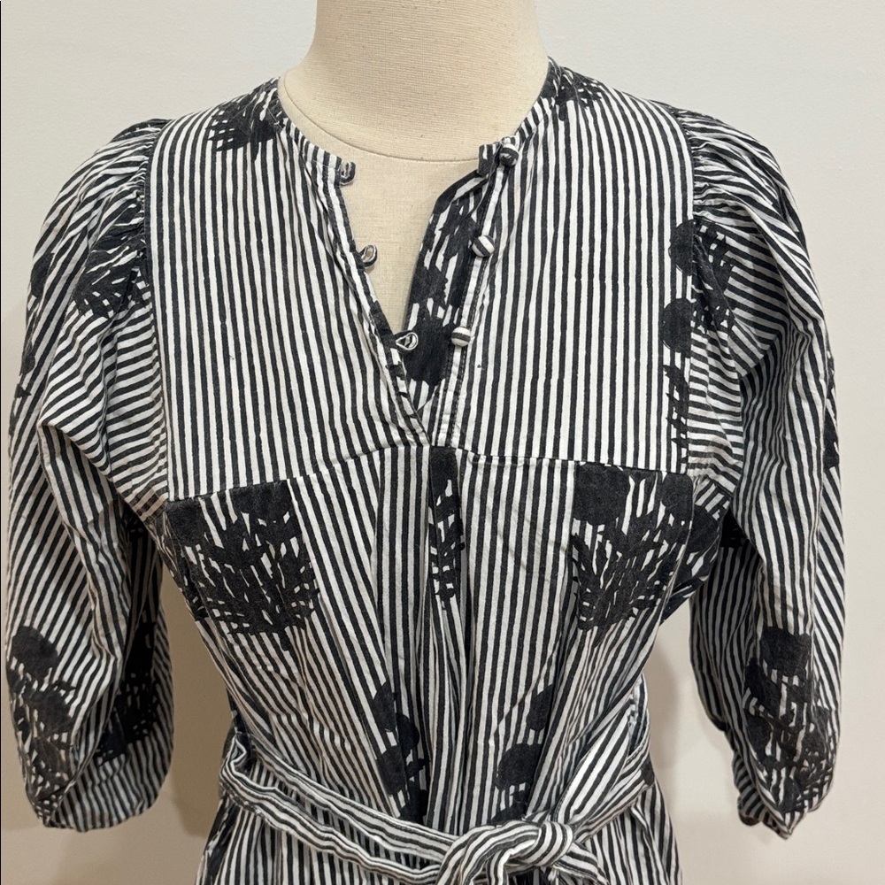 SZ Blockprints Aaron Navy Dress, Size: XS - Picture 9 of 10
